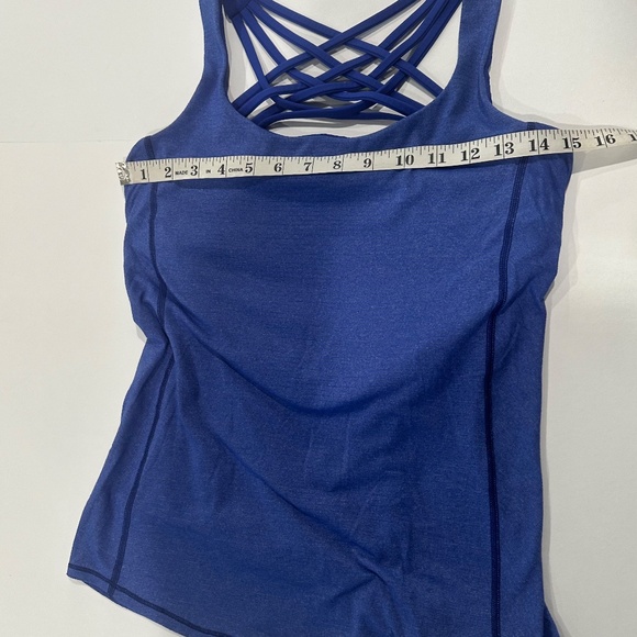 Lululemon‎ Wild Tank Top Shappire Blue- Size 6 - No Tag Size/Yes Tag Dot. - Picture 8 of 14